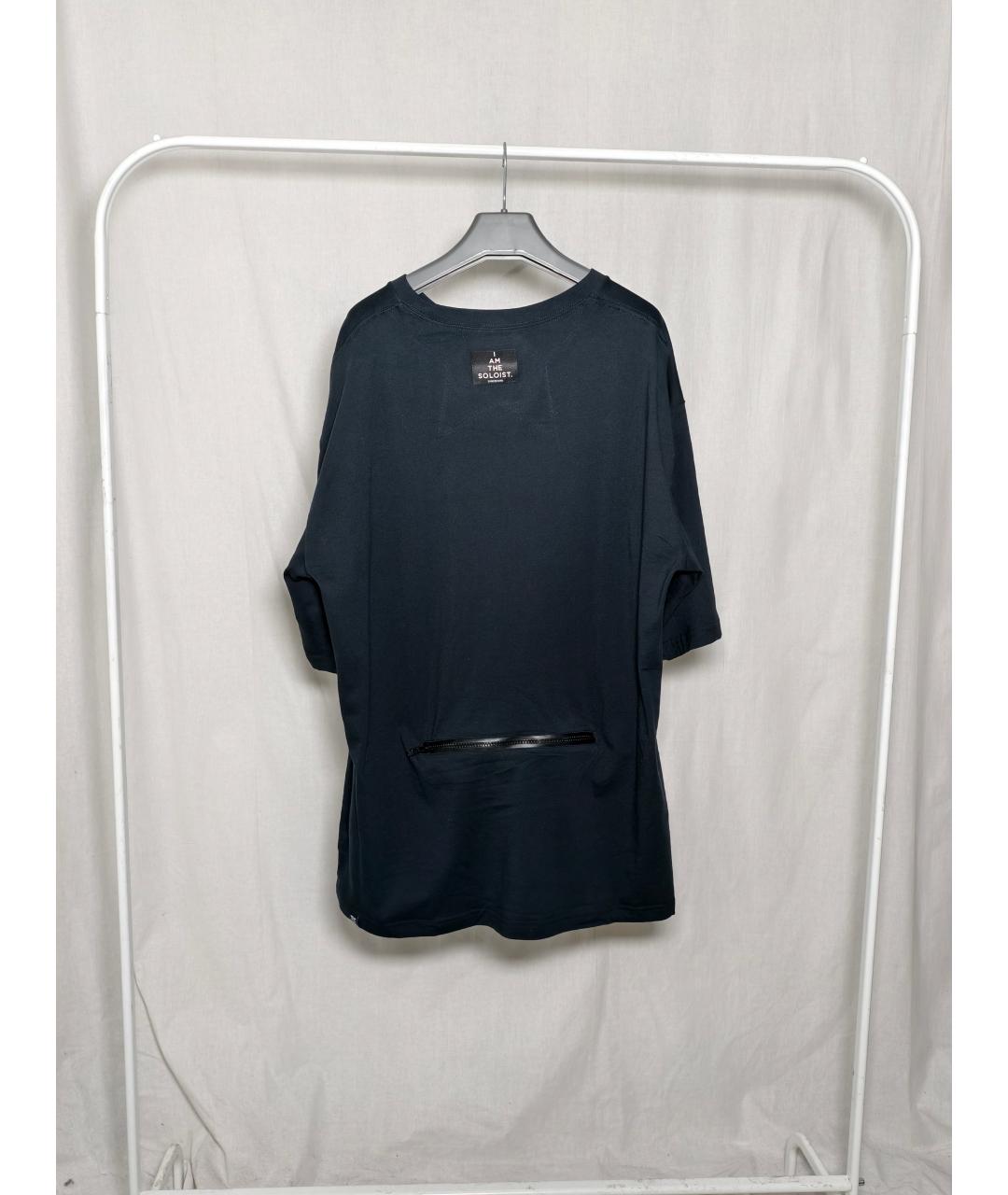 TAKAHIROMIYASHITA THE SOLOIST Черная хлопковая футболка, фото 7