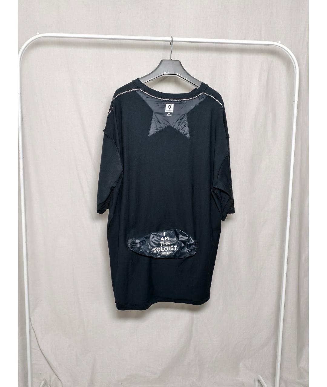 TAKAHIROMIYASHITA THE SOLOIST Черная хлопковая футболка, фото 10