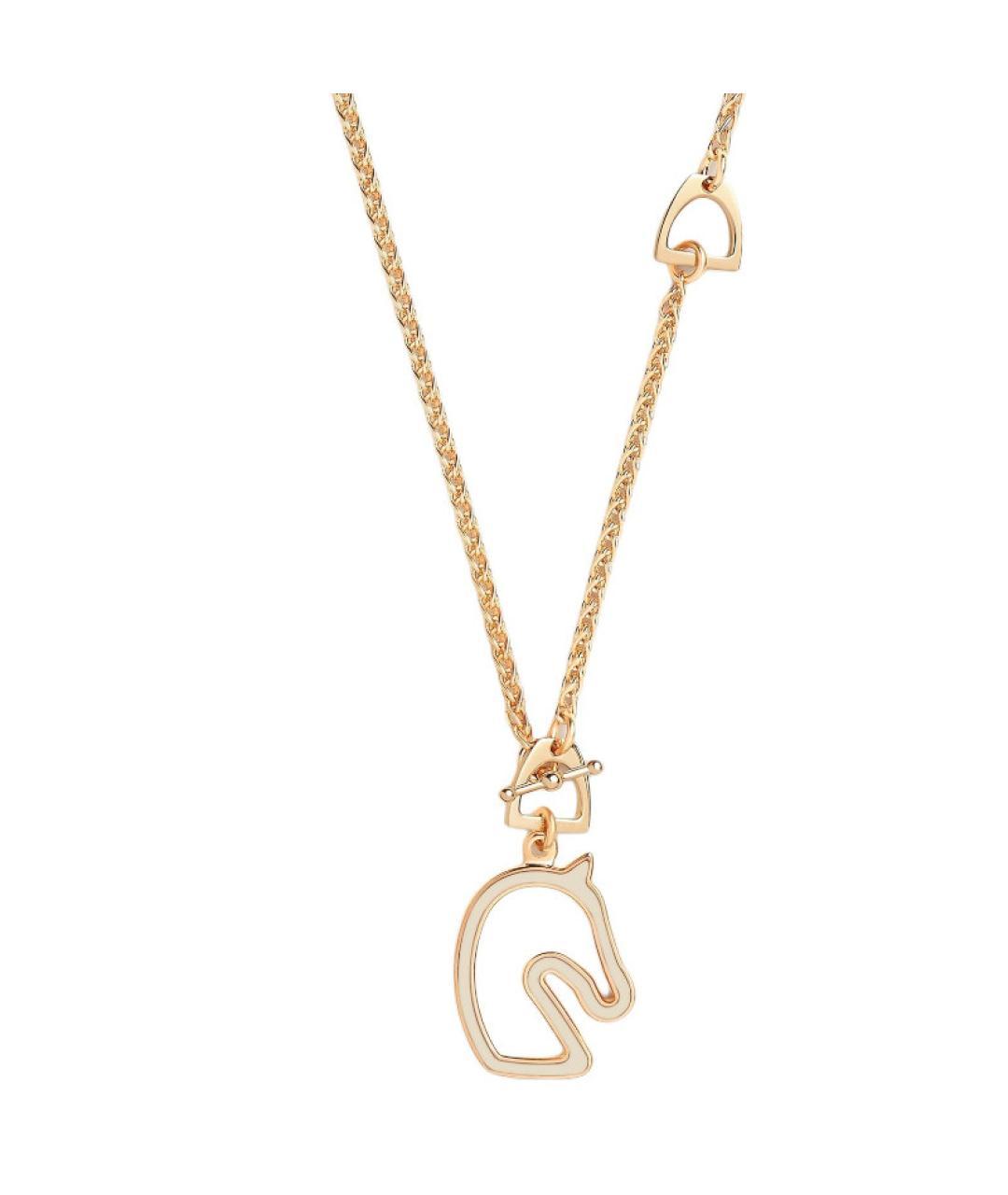 HERMES Золотая подвеска, фото 3