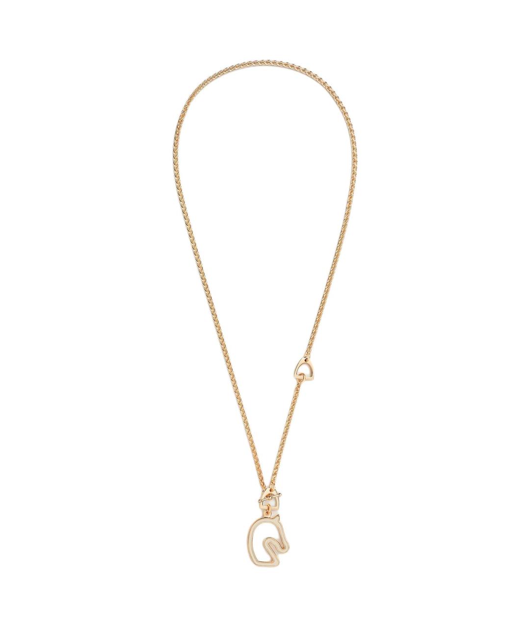 HERMES Золотая подвеска, фото 2