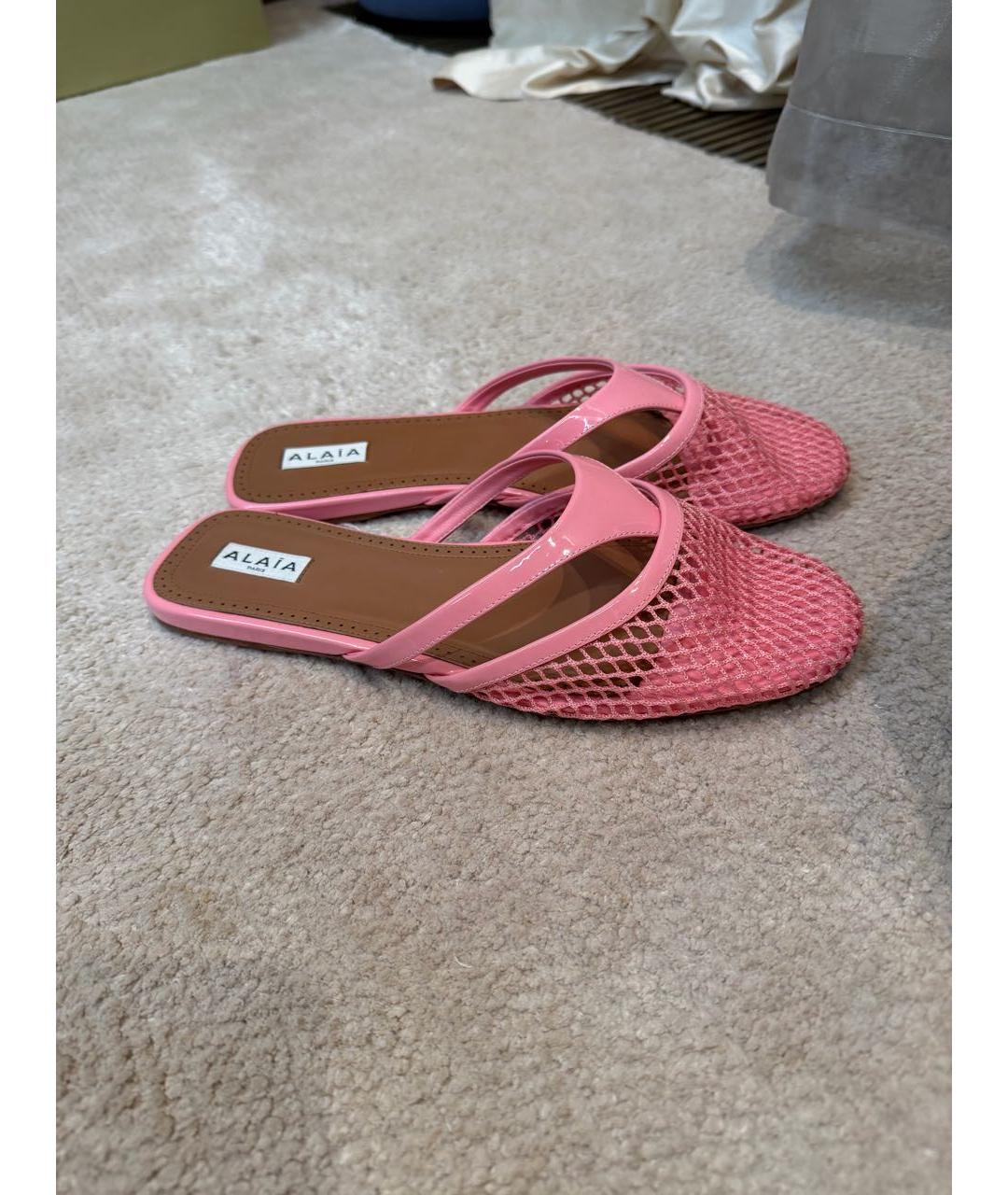 ALAIA Розовые сандалии, фото 4
