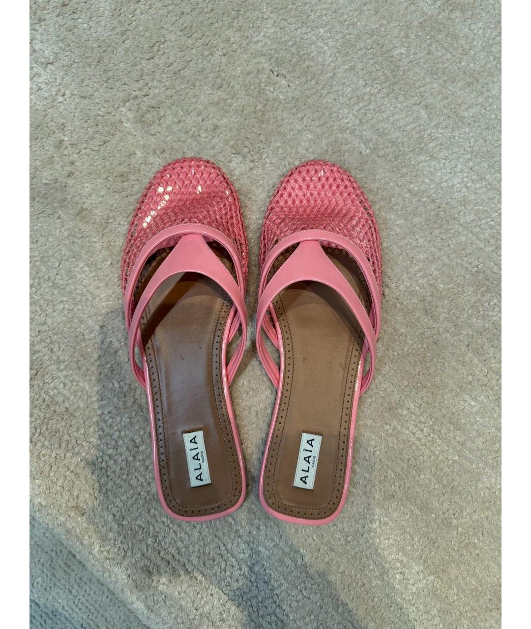 ALAIA Розовые сандалии, фото 2