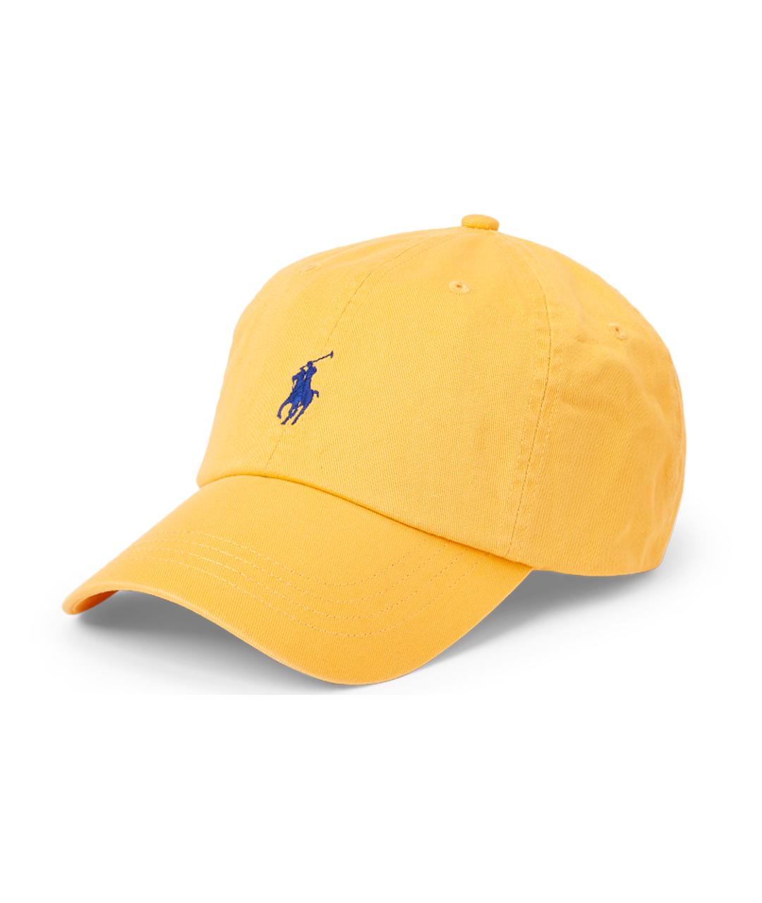 POLO RALPH LAUREN Желтая хлопковая кепка, фото 1