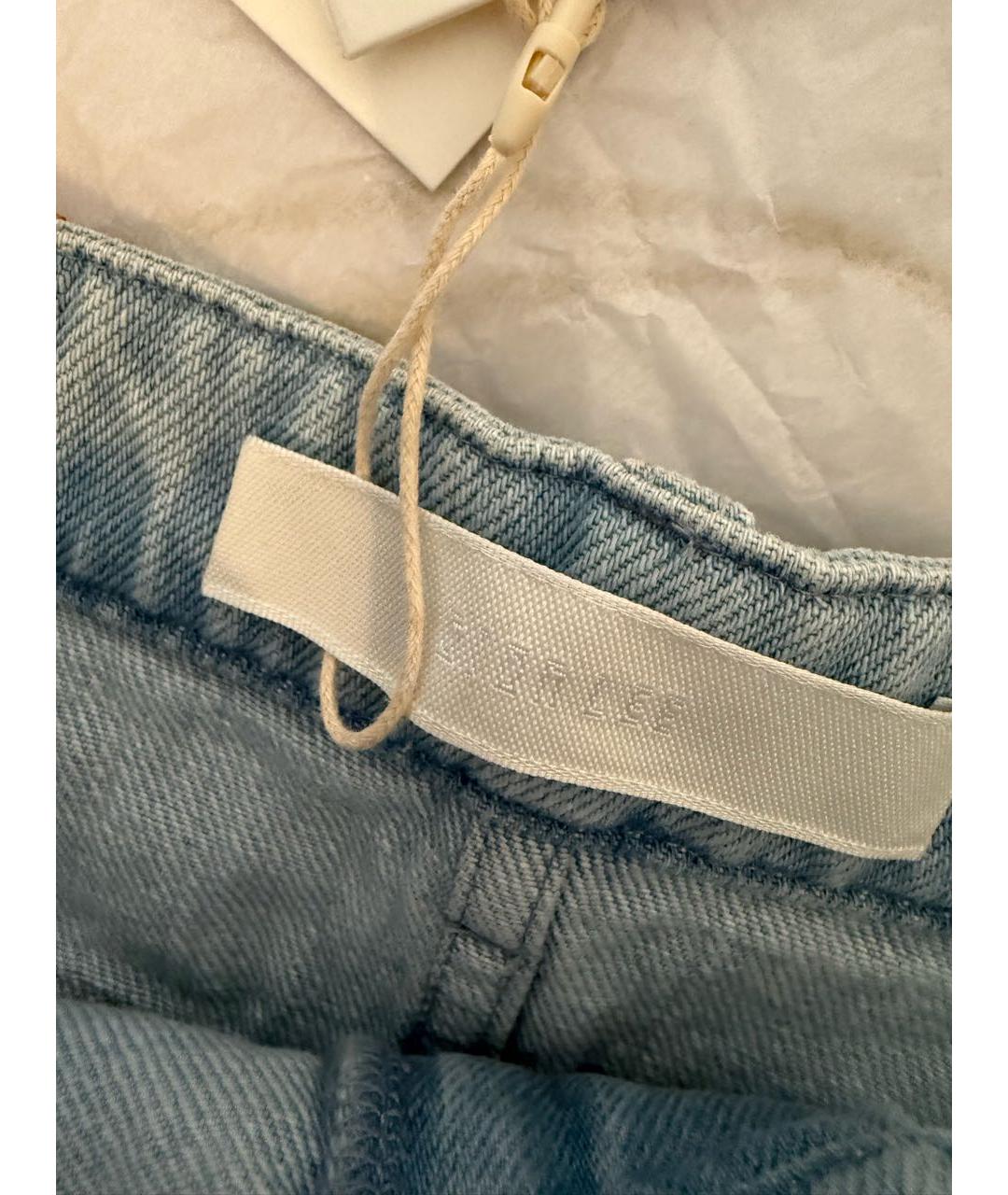 DION LEE Голубые хлопковые шорты, фото 5