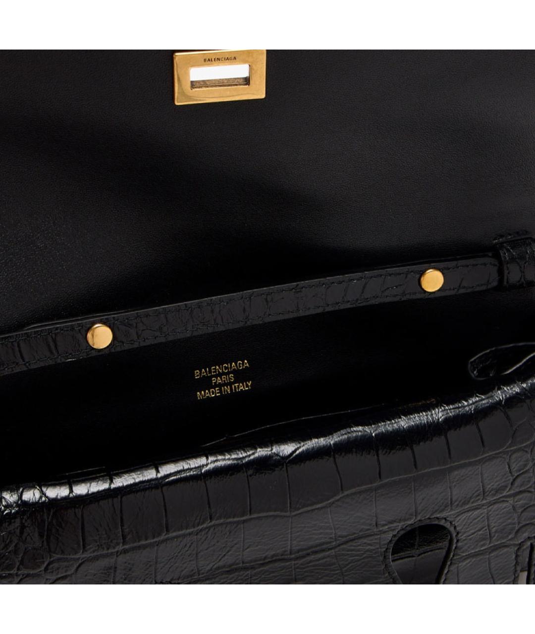 BALENCIAGA Черная сумка с короткими ручками, фото 3
