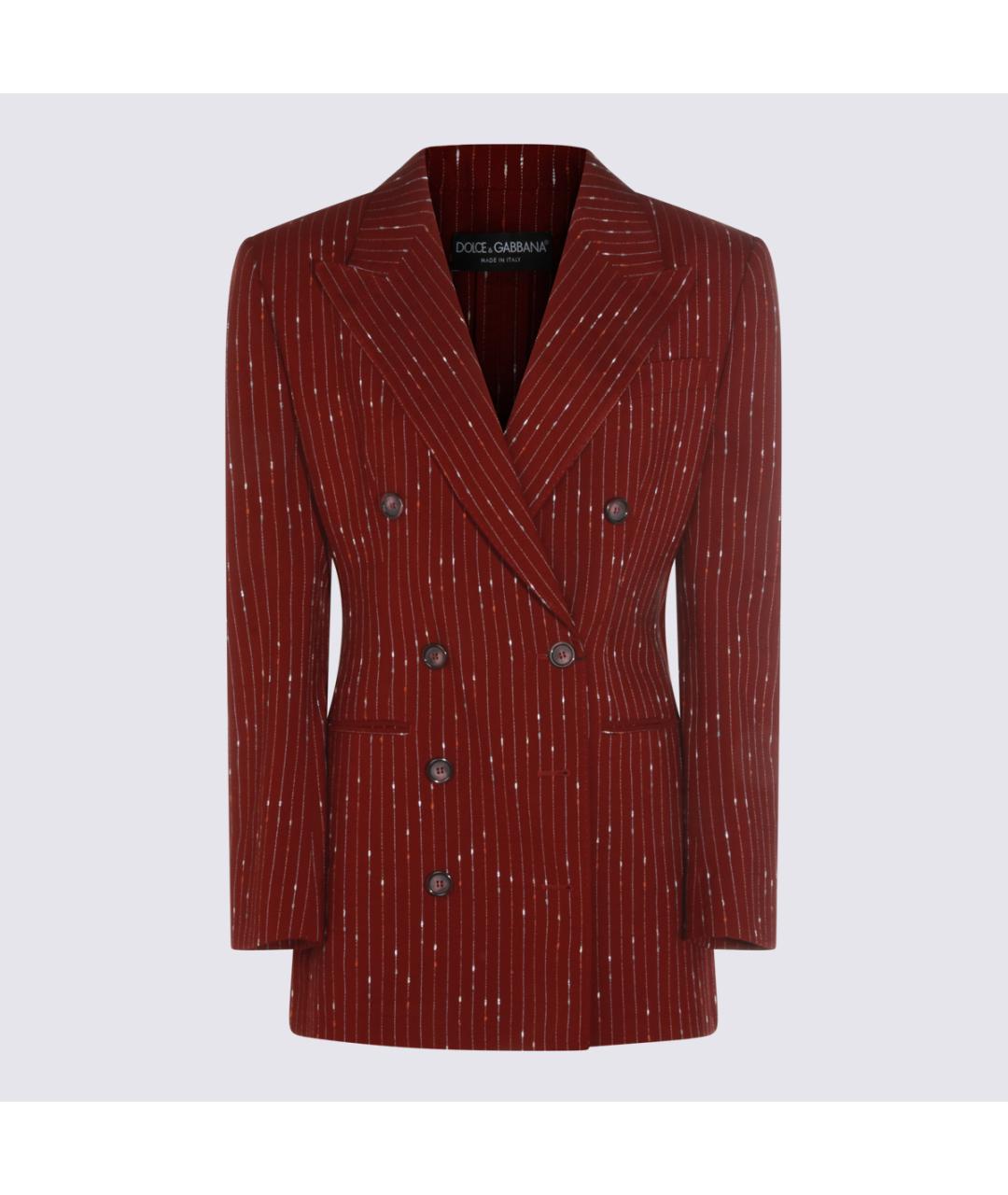 DOLCE&GABBANA Красный жакет/пиджак, фото 3