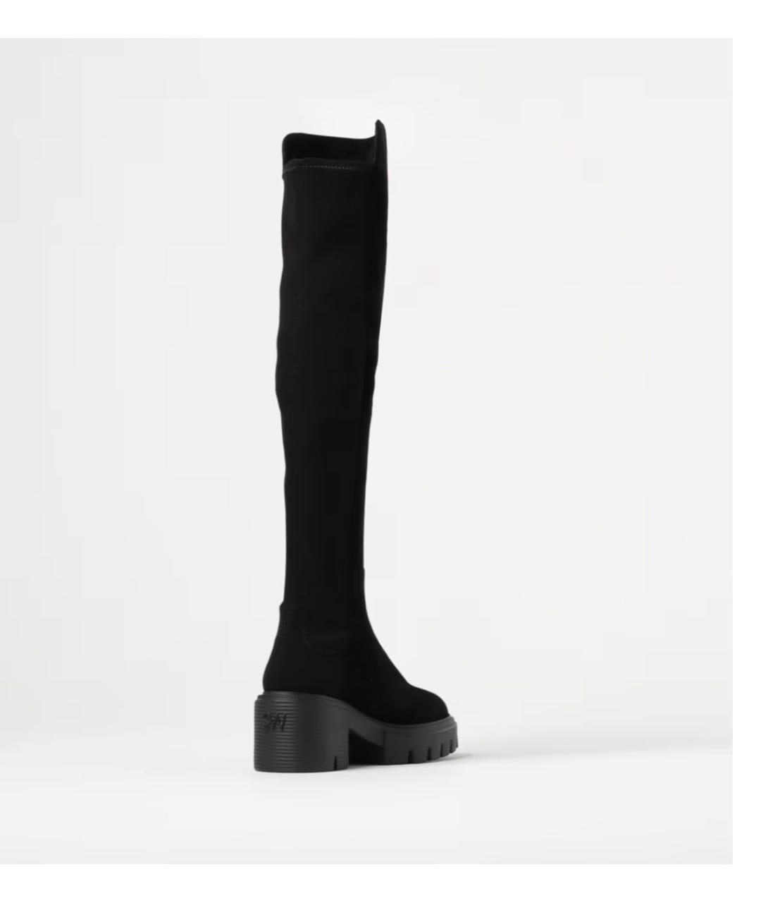 STUART WEITZMAN Черные замшевые сапоги, фото 3