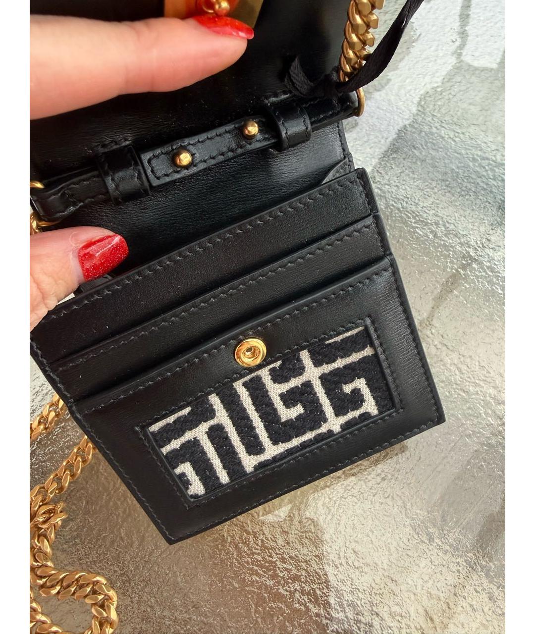 BALMAIN Черная сумка через плечо, фото 4