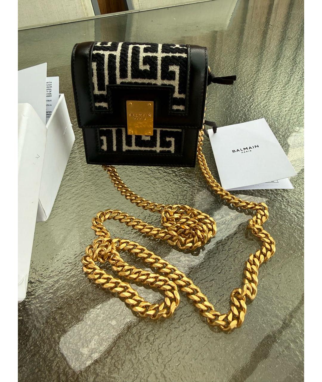 BALMAIN Черная сумка через плечо, фото 2