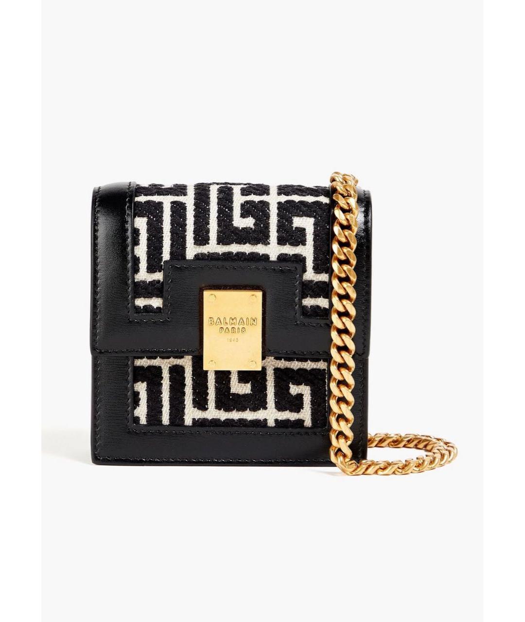 BALMAIN Черная сумка через плечо, фото 9