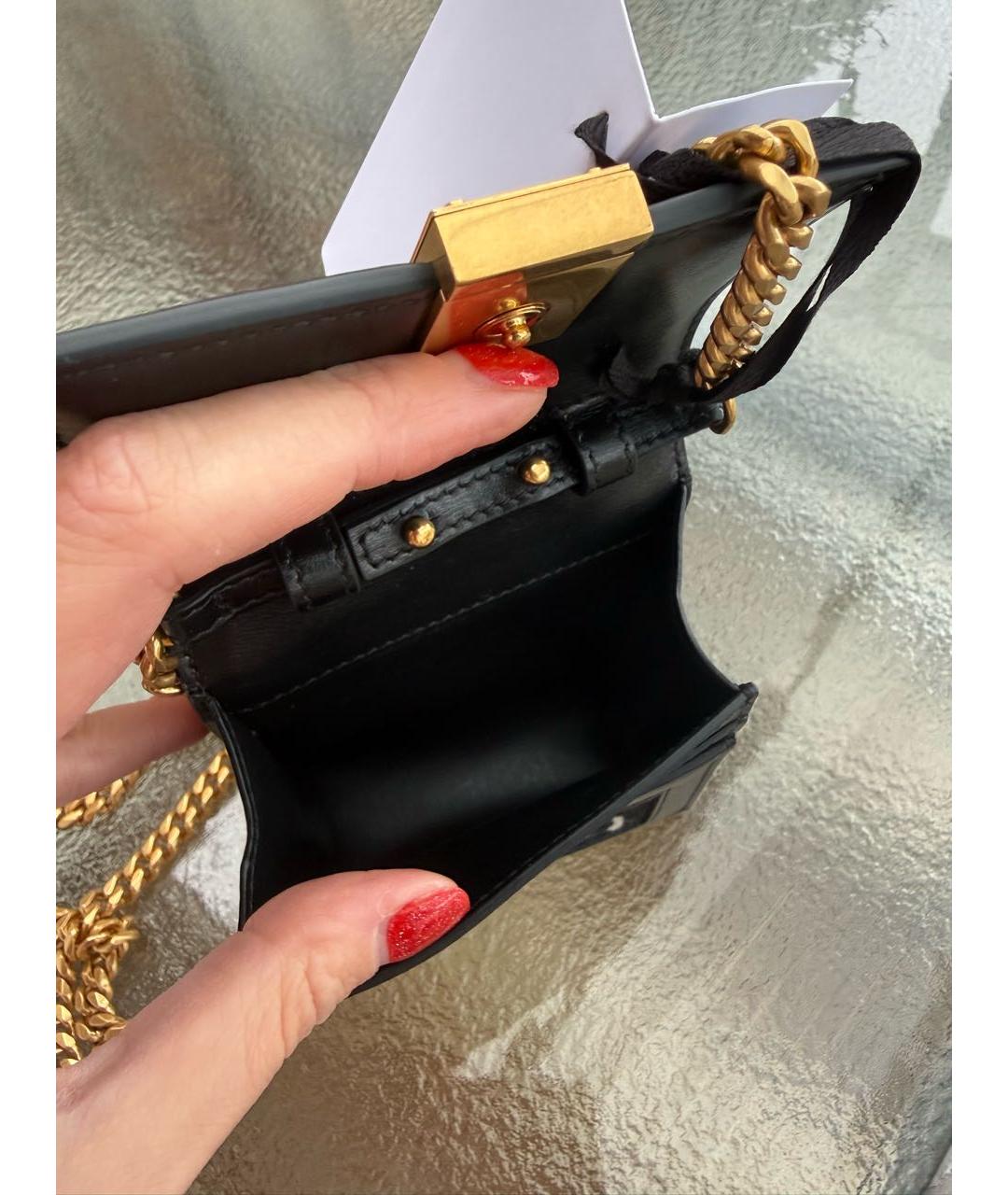 BALMAIN Черная сумка через плечо, фото 5