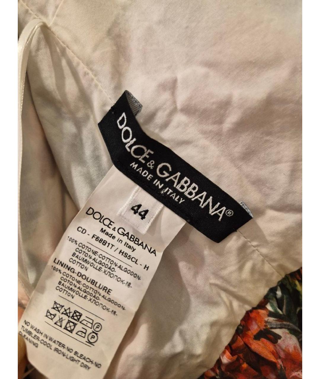 DOLCE&GABBANA Хлопковое платье, фото 4