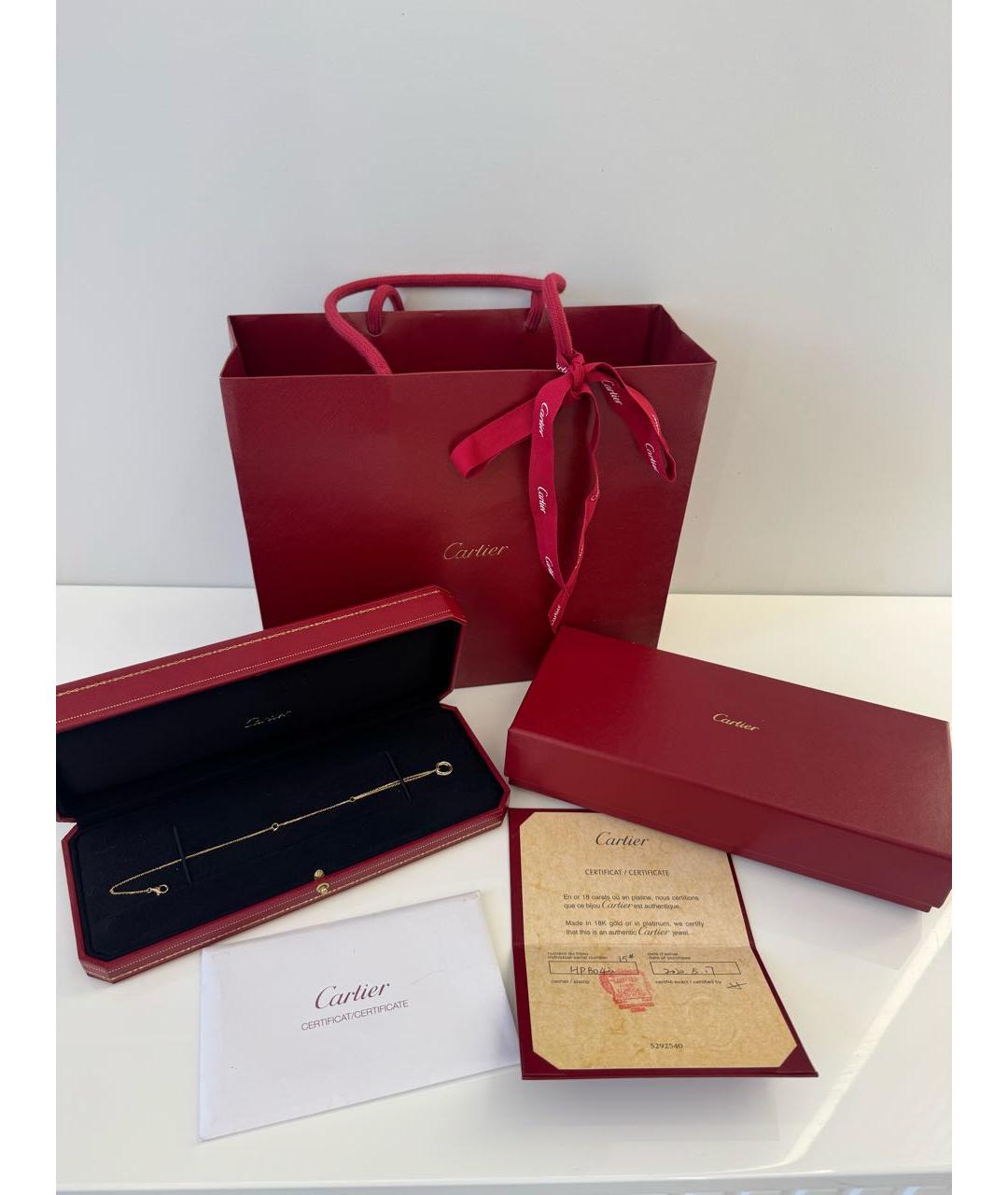 CARTIER Желтый браслет из розового золота, фото 2