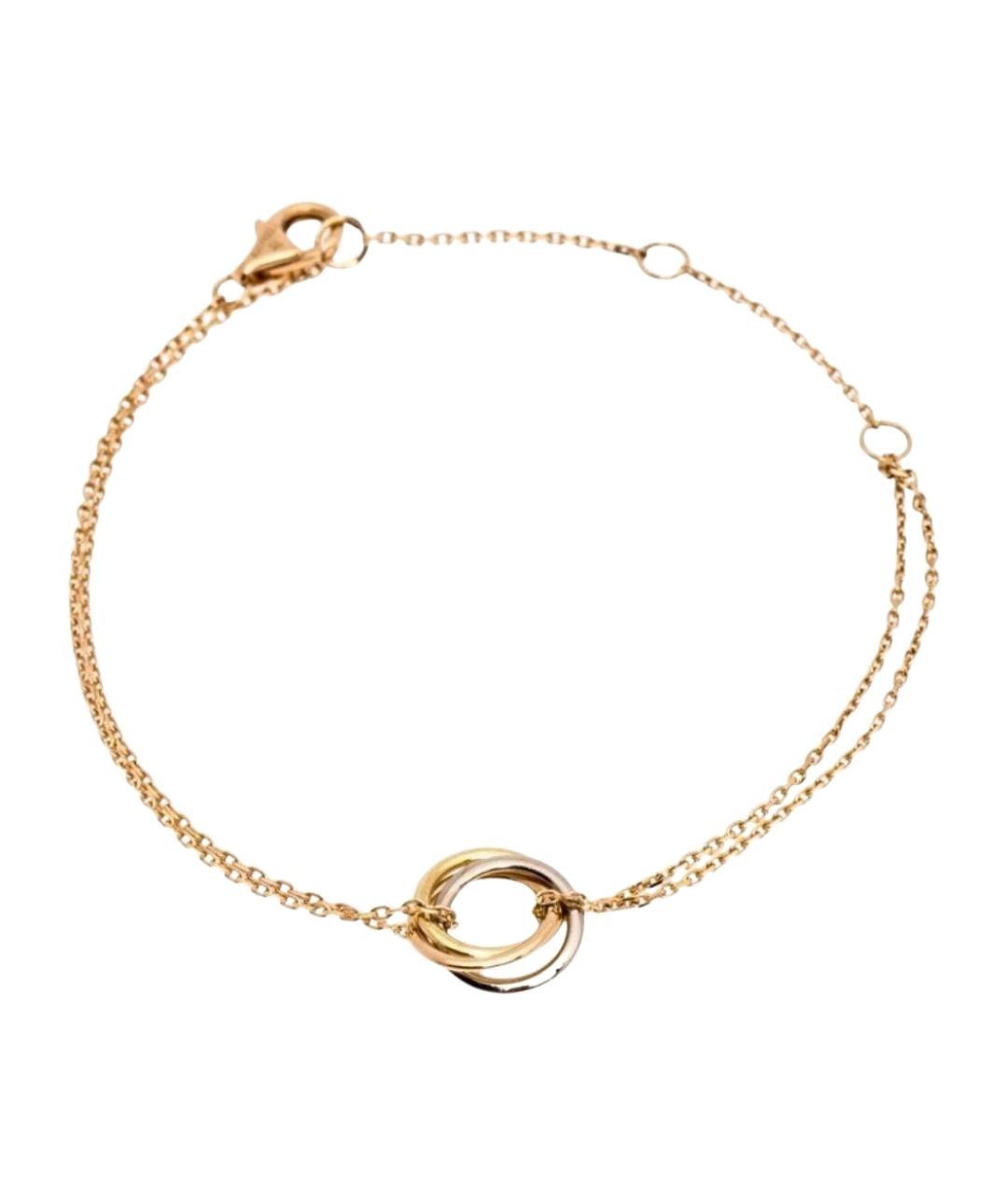 CARTIER Желтый браслет из розового золота, фото 1