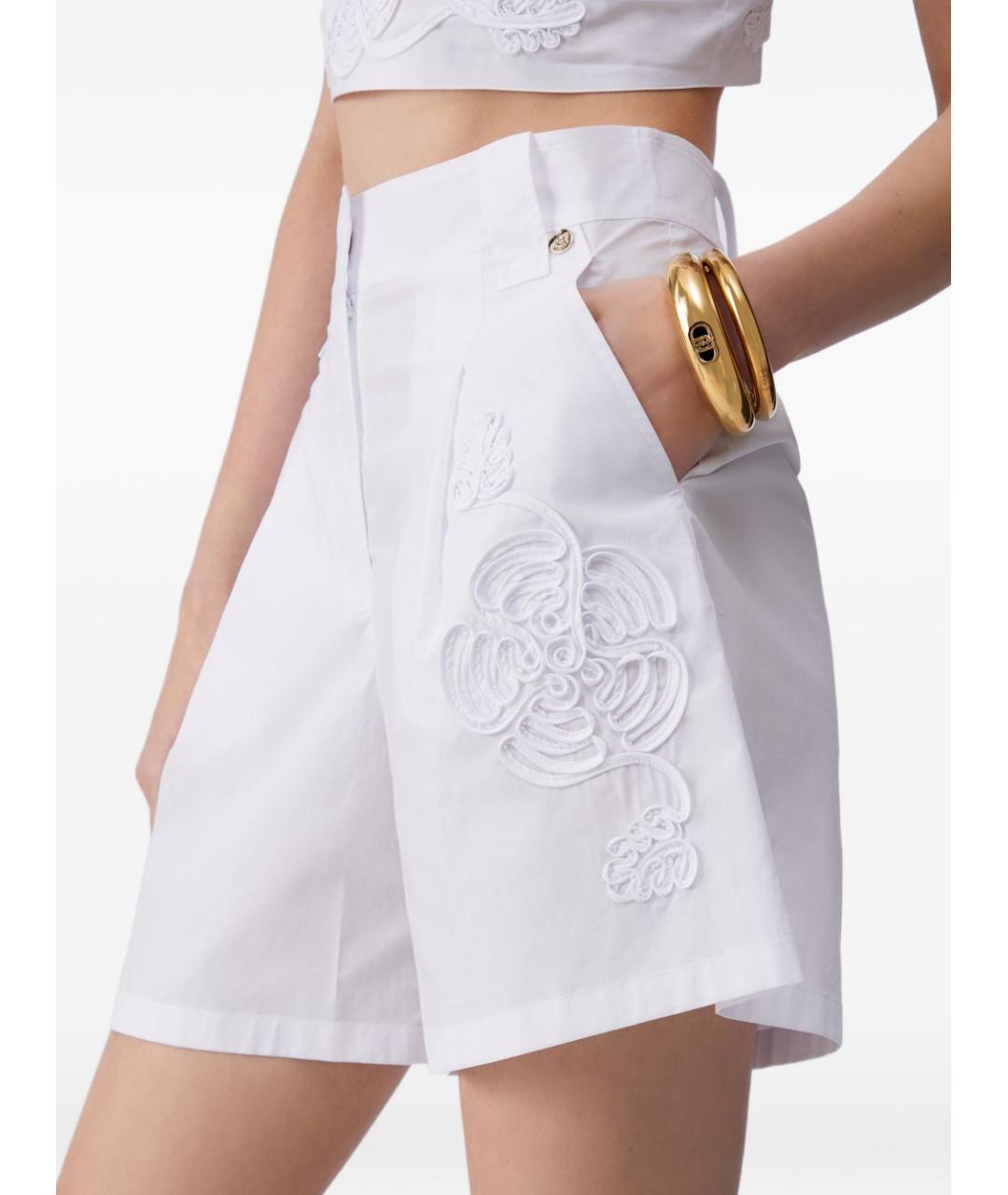LIU JO Белые хлопковые шорты, фото 2