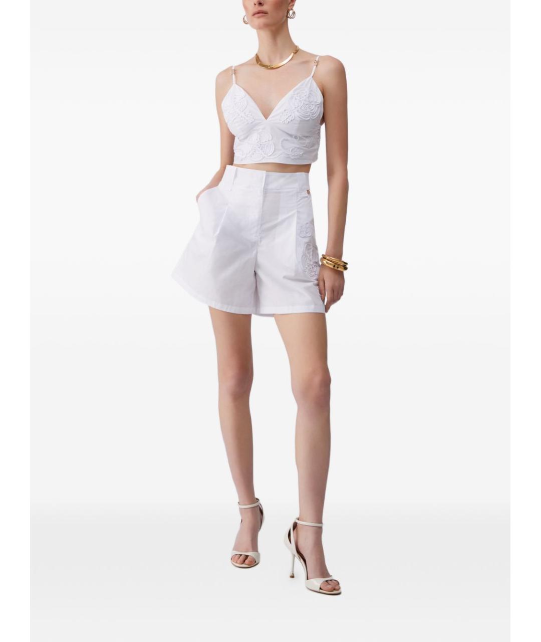 LIU JO Белые хлопковые шорты, фото 5