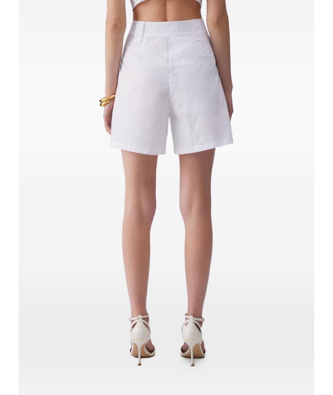 LIU JO Белые хлопковые шорты, фото 3