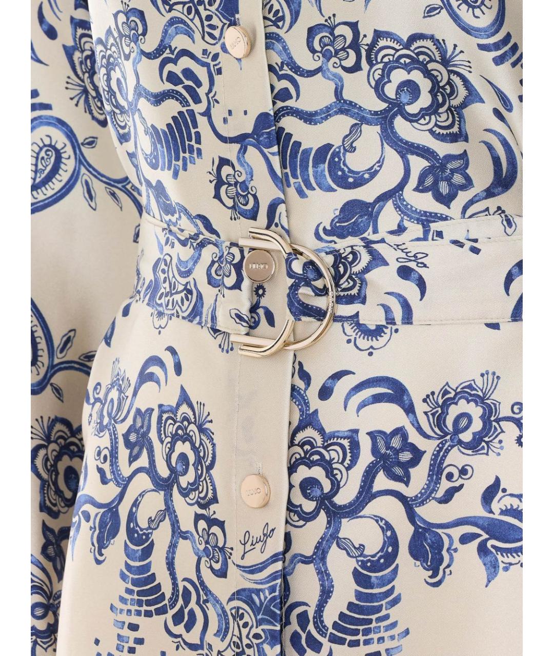 LIU JO Мульти полиэстеровая рубашка, фото 3