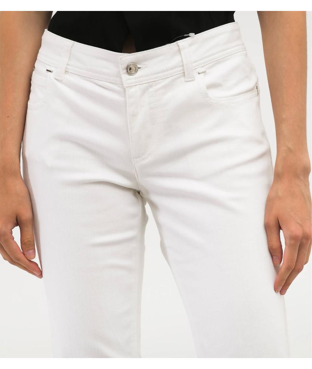 TOM FORD Белые хлопко-эластановые джинсы клеш, фото 3