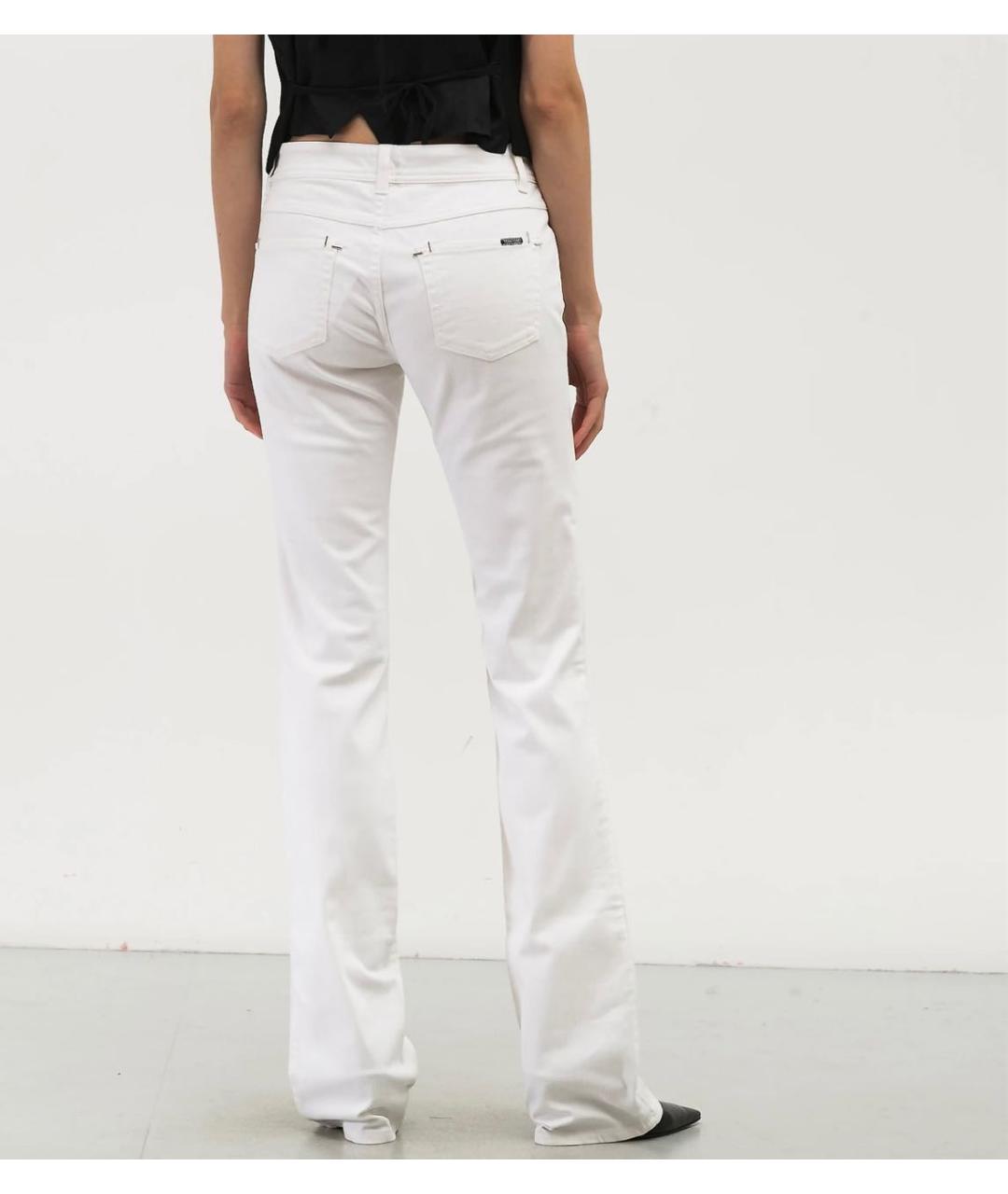 TOM FORD Белые хлопко-эластановые джинсы клеш, фото 2
