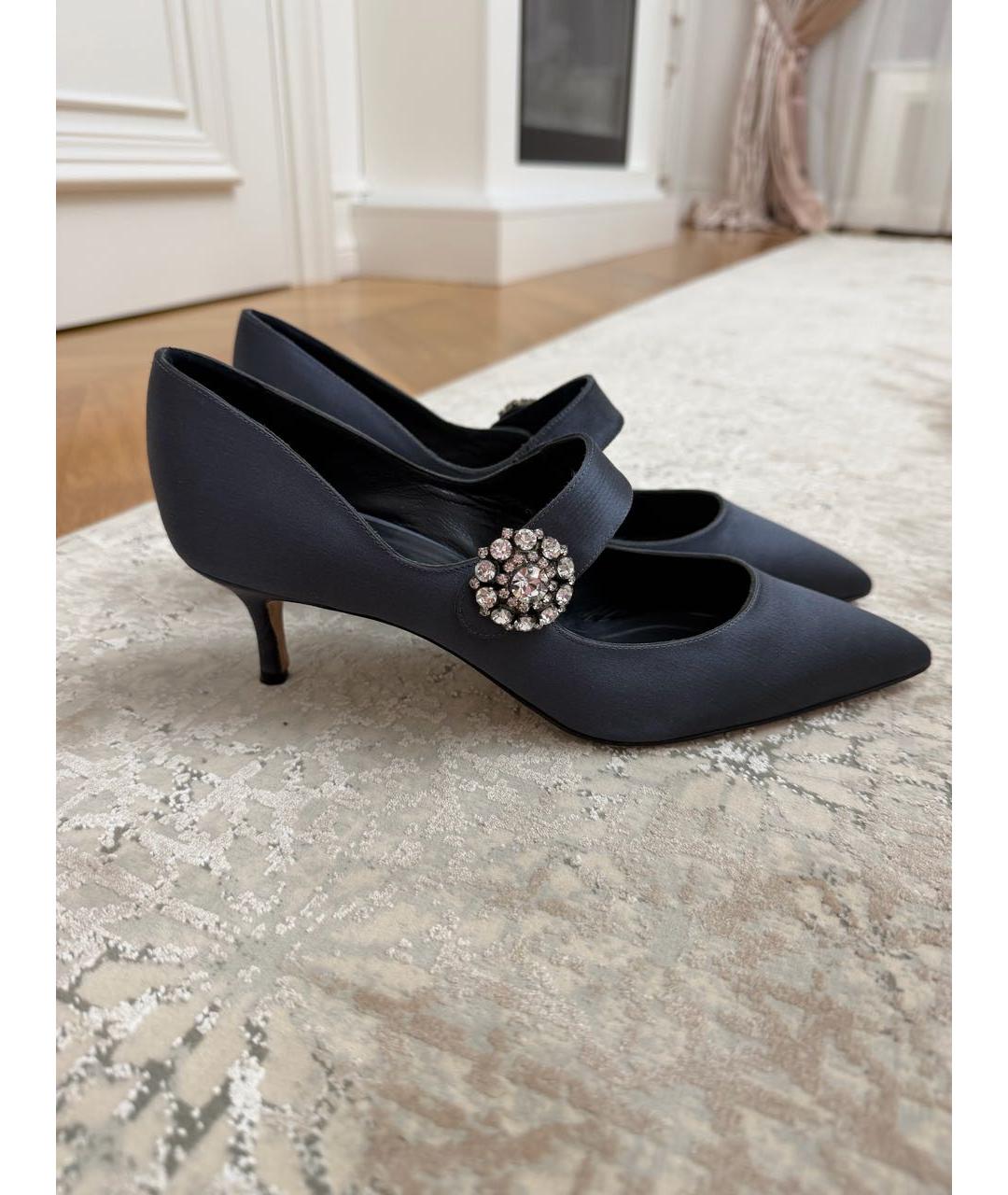 MANOLO BLAHNIK Серые туфли, фото 5