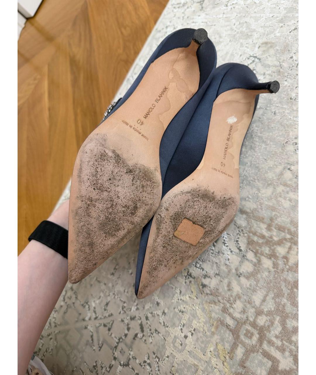 MANOLO BLAHNIK Серые туфли, фото 4