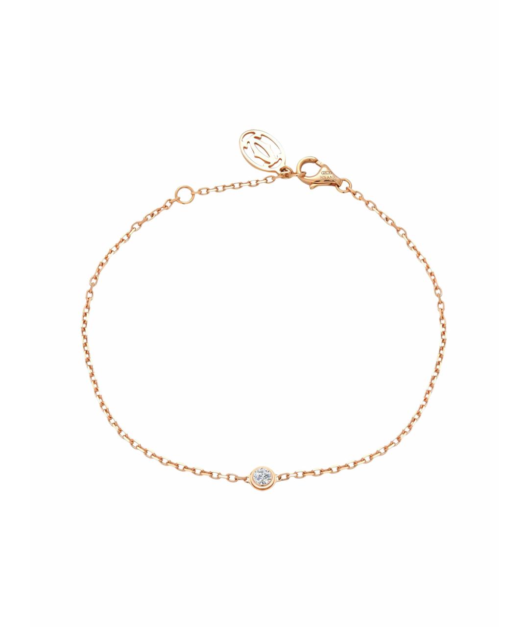 CARTIER Желтый браслет из розового золота, фото 1