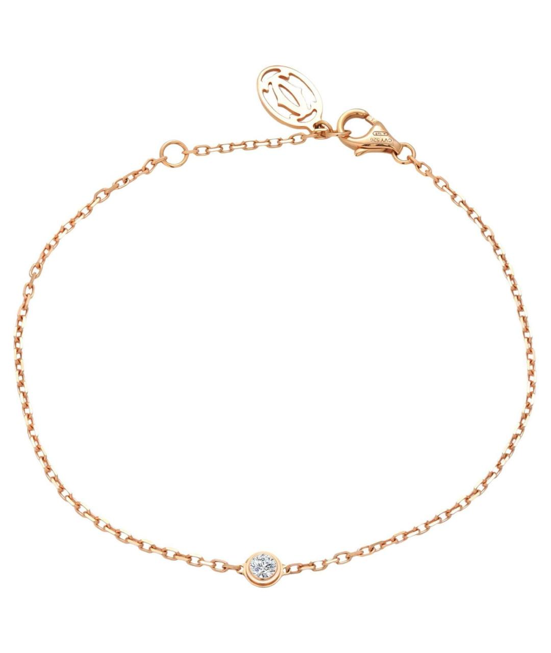 CARTIER Желтый браслет из розового золота, фото 5