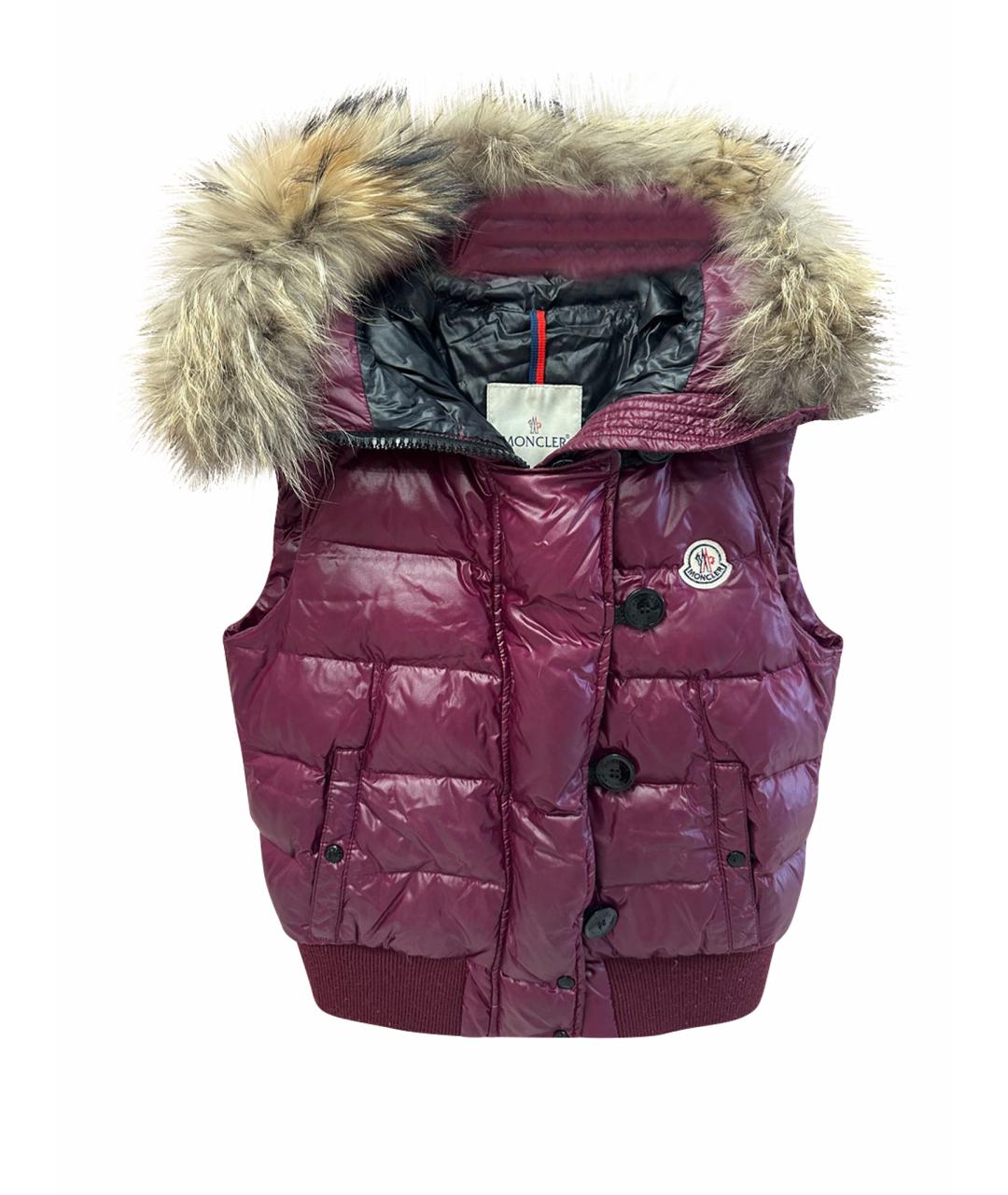 MONCLER Фиолетовый жилет, фото 1