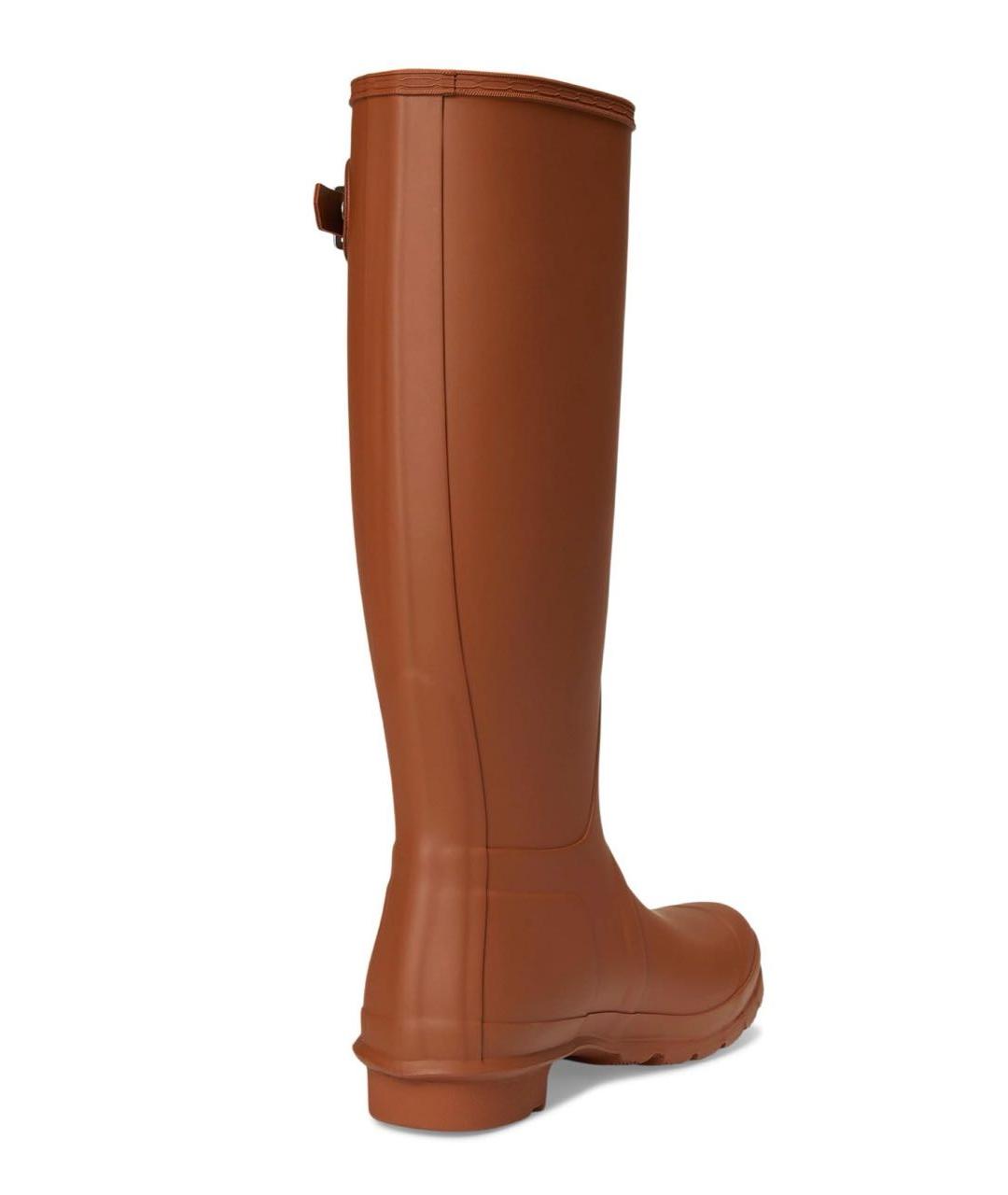 HUNTER Коричневые резиновые сапоги, фото 5