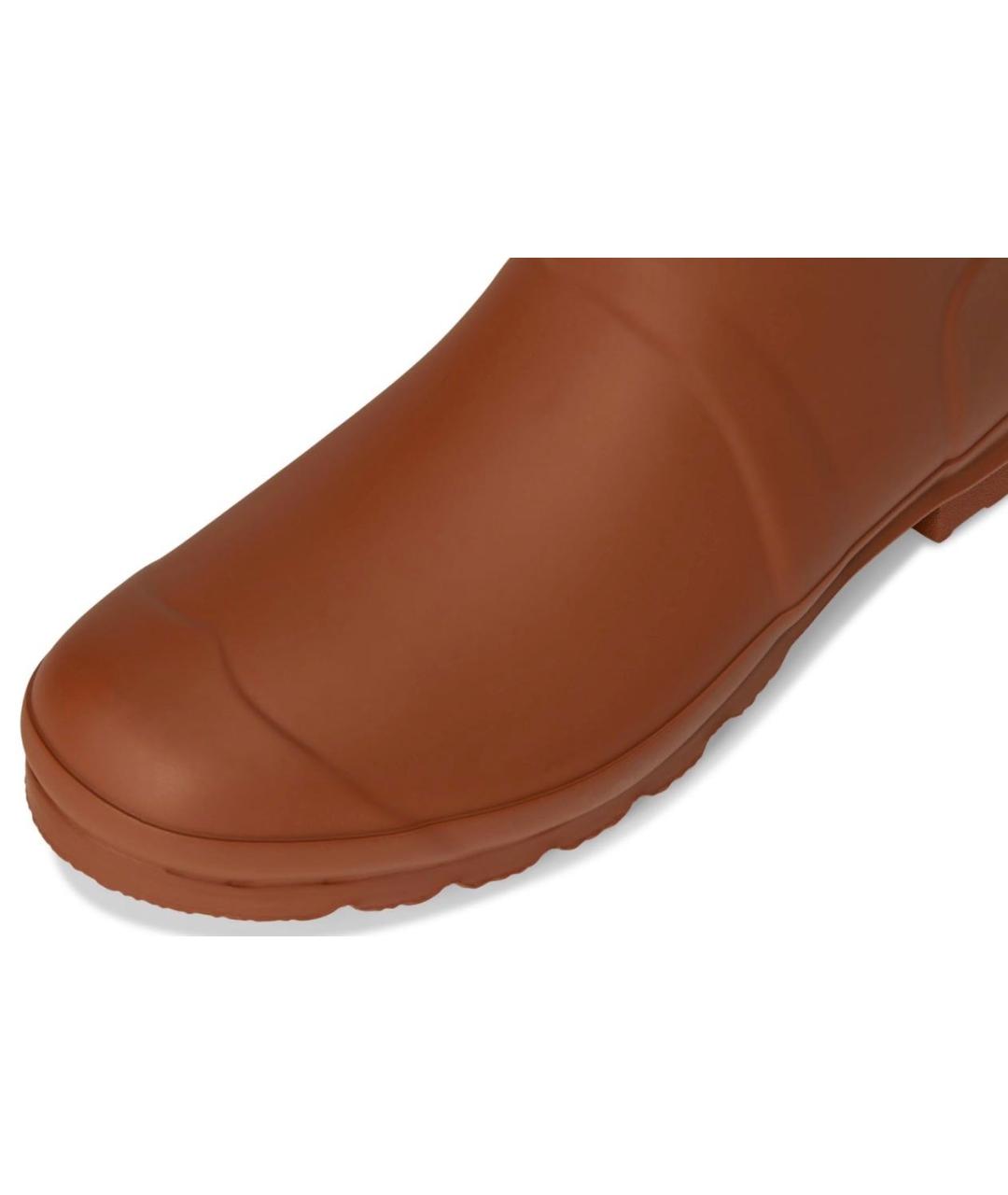 HUNTER Коричневые резиновые сапоги, фото 2