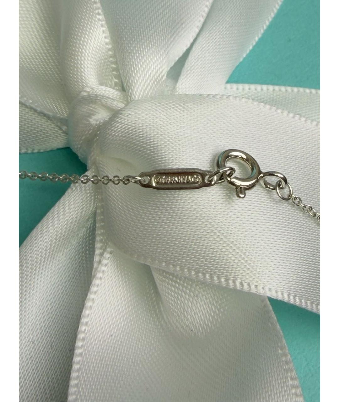 TIFFANY&CO Белая серебряная подвеска, фото 6