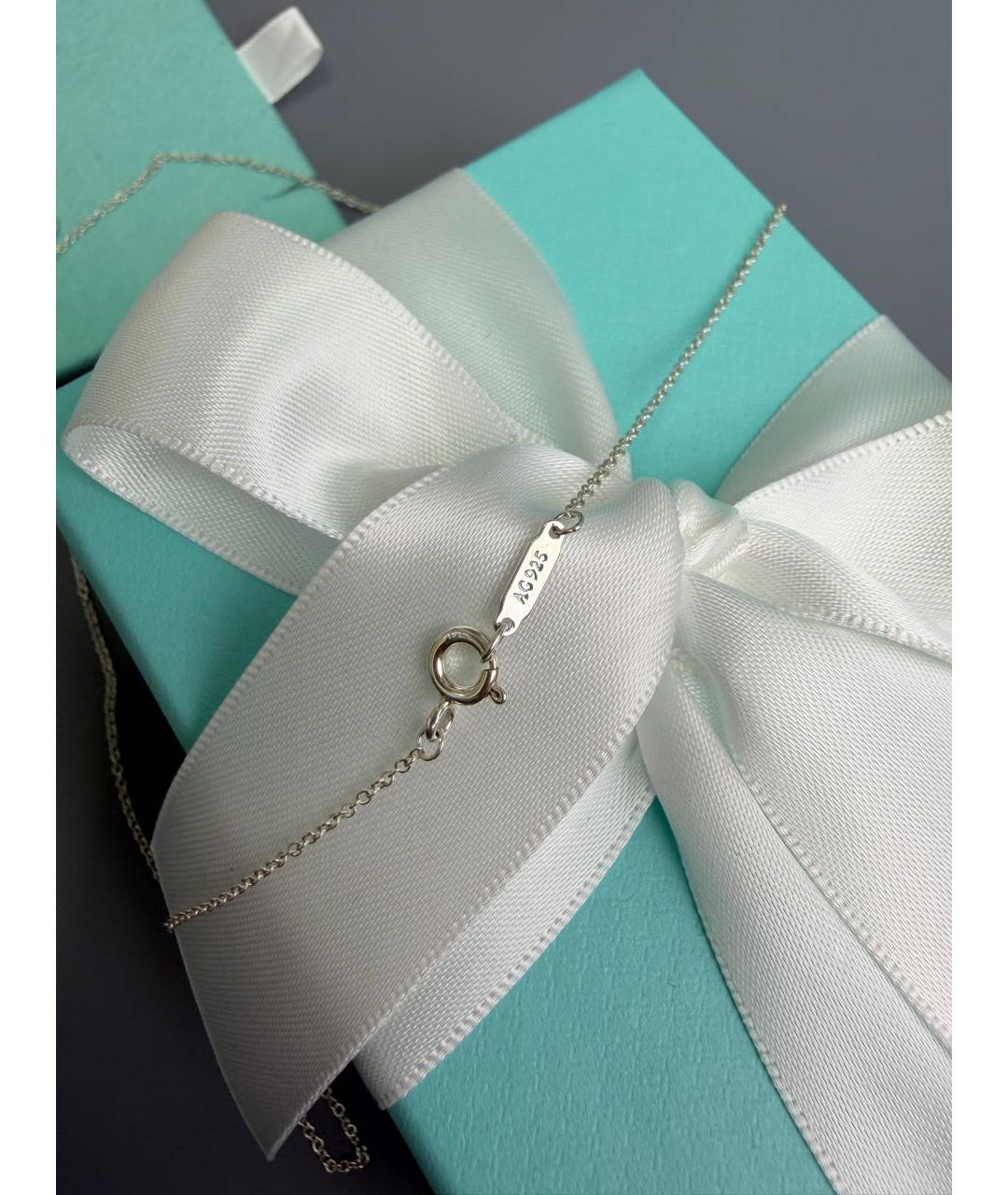 TIFFANY&CO Белая серебряная подвеска, фото 5