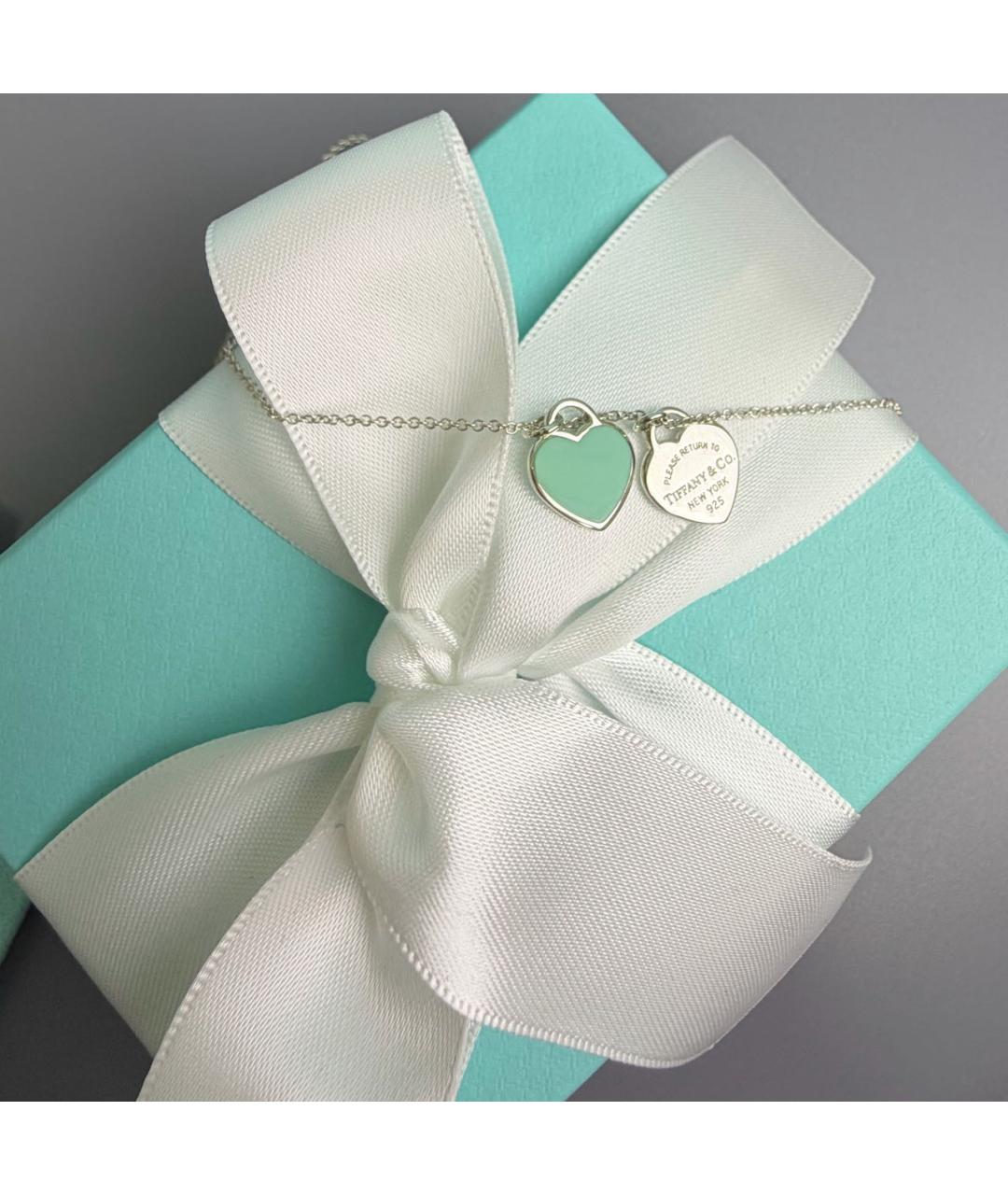 TIFFANY&CO Белая серебряная подвеска, фото 4