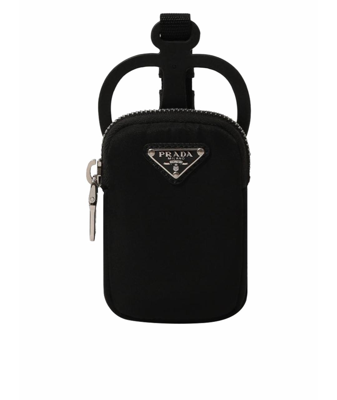 PRADA Черная синтетическая сумка через плечо, фото 1
