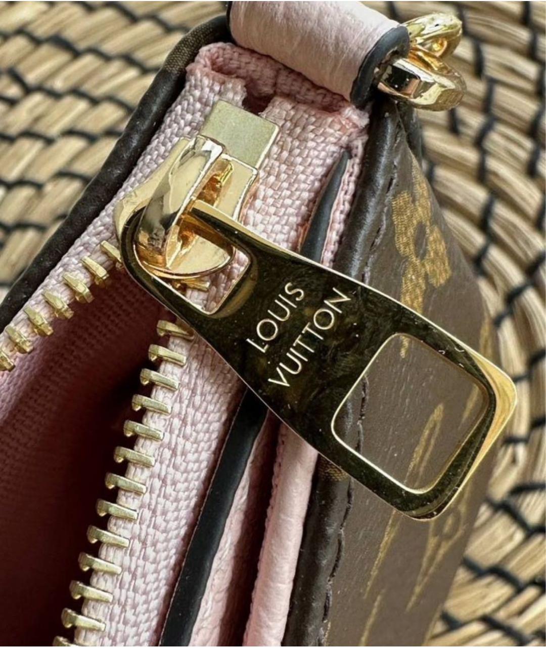 LOUIS VUITTON Коричневая кожаная сумка через плечо, фото 5