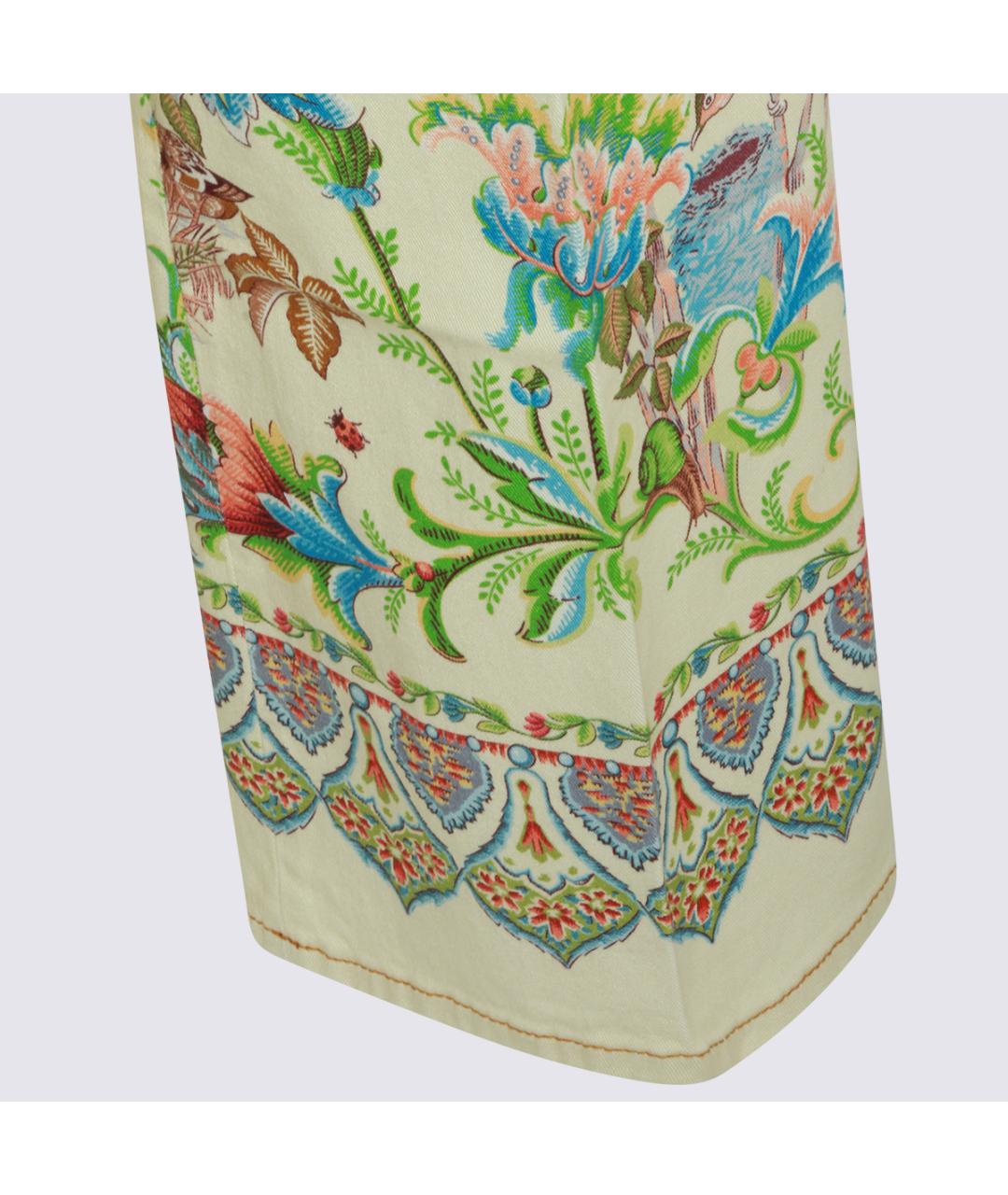 ETRO Хлопковые прямые джинсы, фото 4