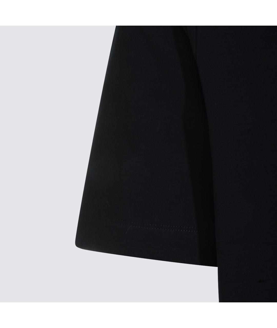 MAZZARELLI Темно-синяя хлопко-эластановая футболка, фото 3