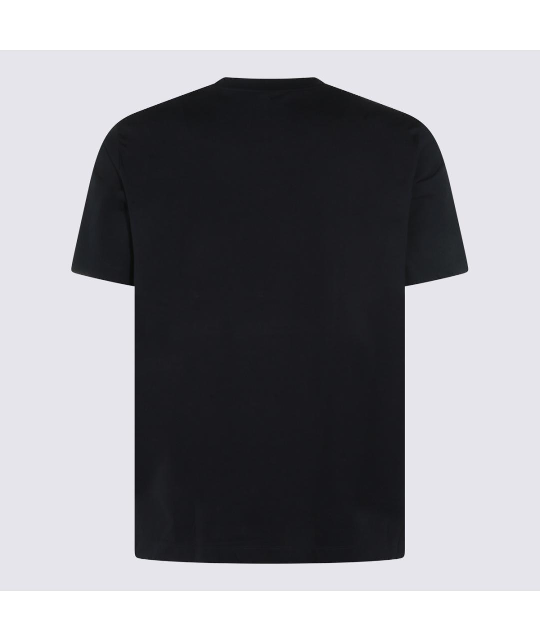 MAZZARELLI Темно-синяя хлопко-эластановая футболка, фото 2