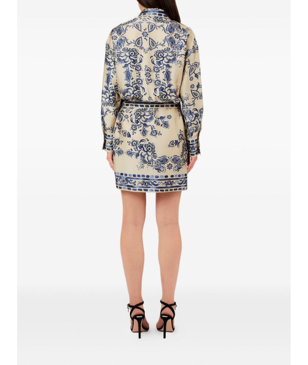 LIU JO Мульти полиэстеровое повседневное платье, фото 2