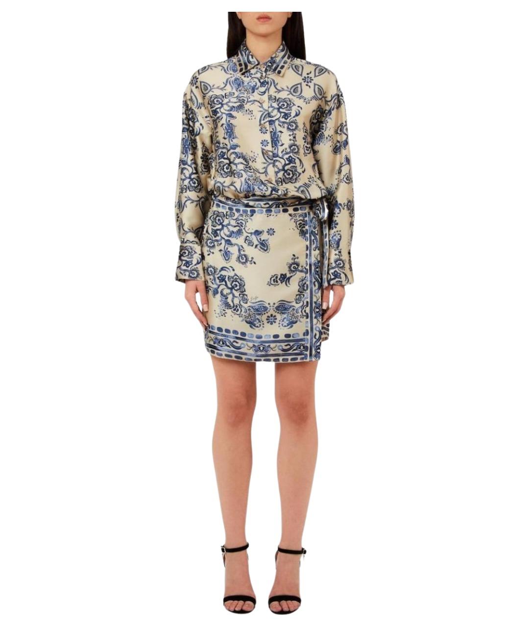 LIU JO Мульти полиэстеровое повседневное платье, фото 1