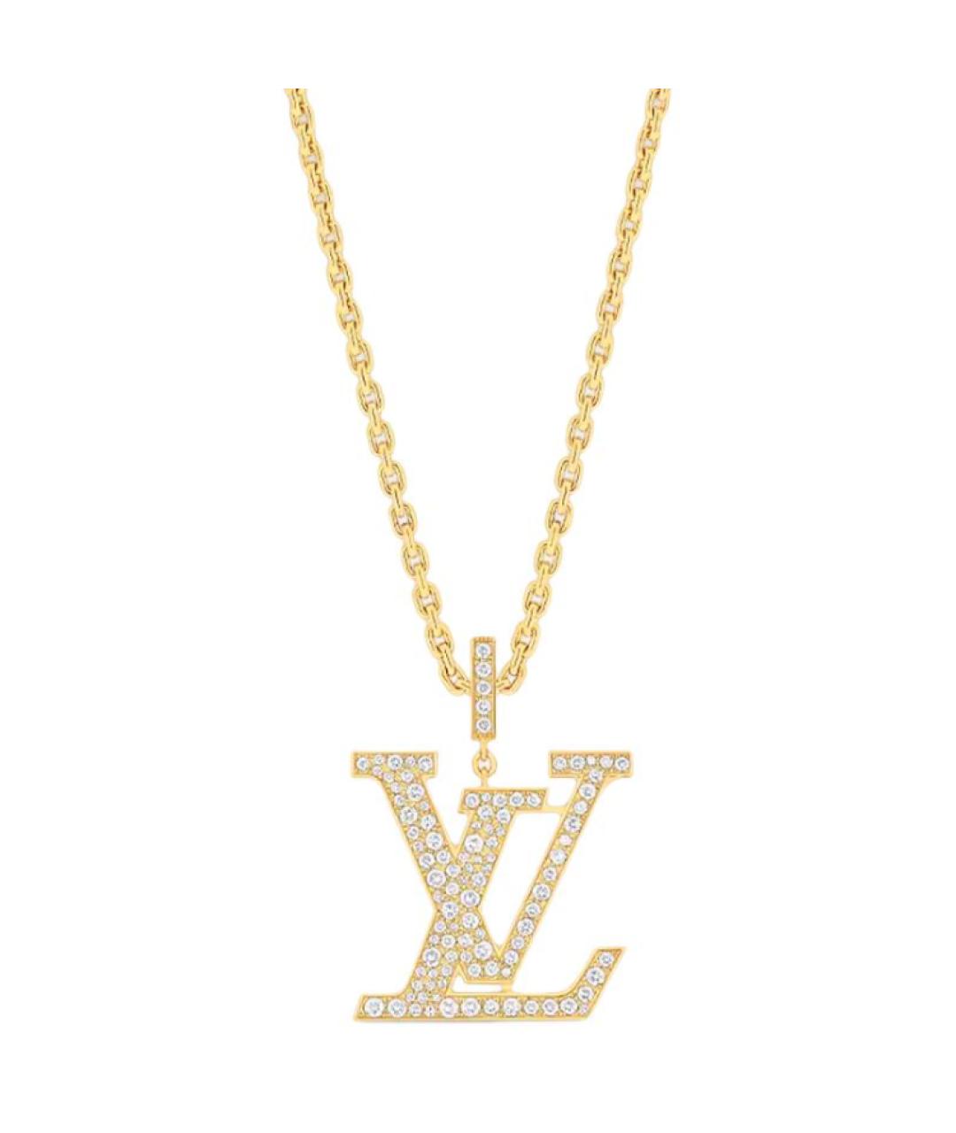 LOUIS VUITTON Золотая подвеска, фото 1