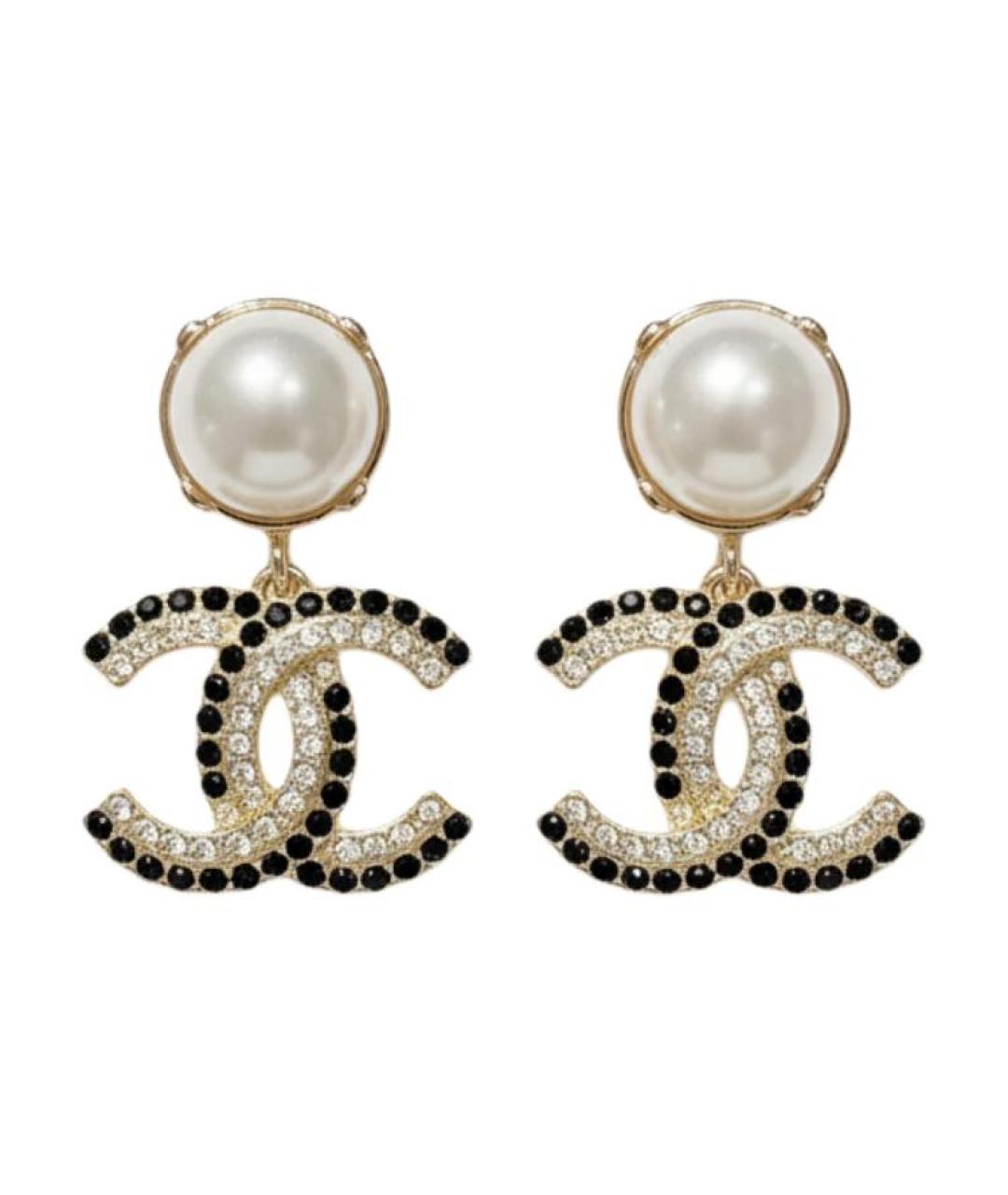 CHANEL Золотые серьги, фото 2