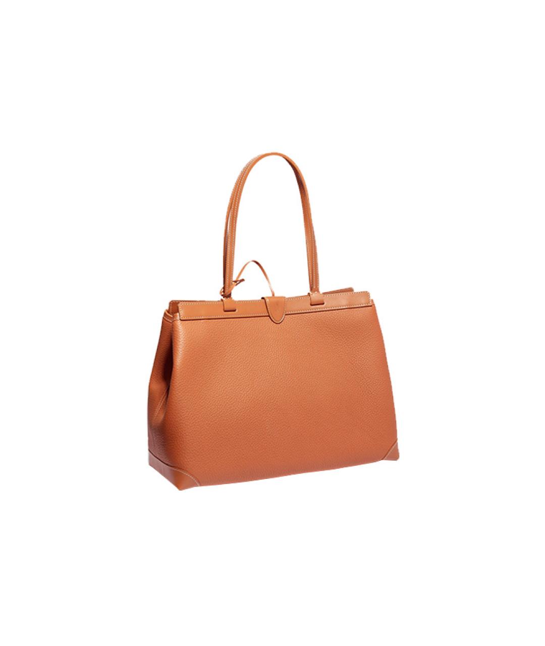 GOYARD Коричневая кожаная сумка тоут, фото 3