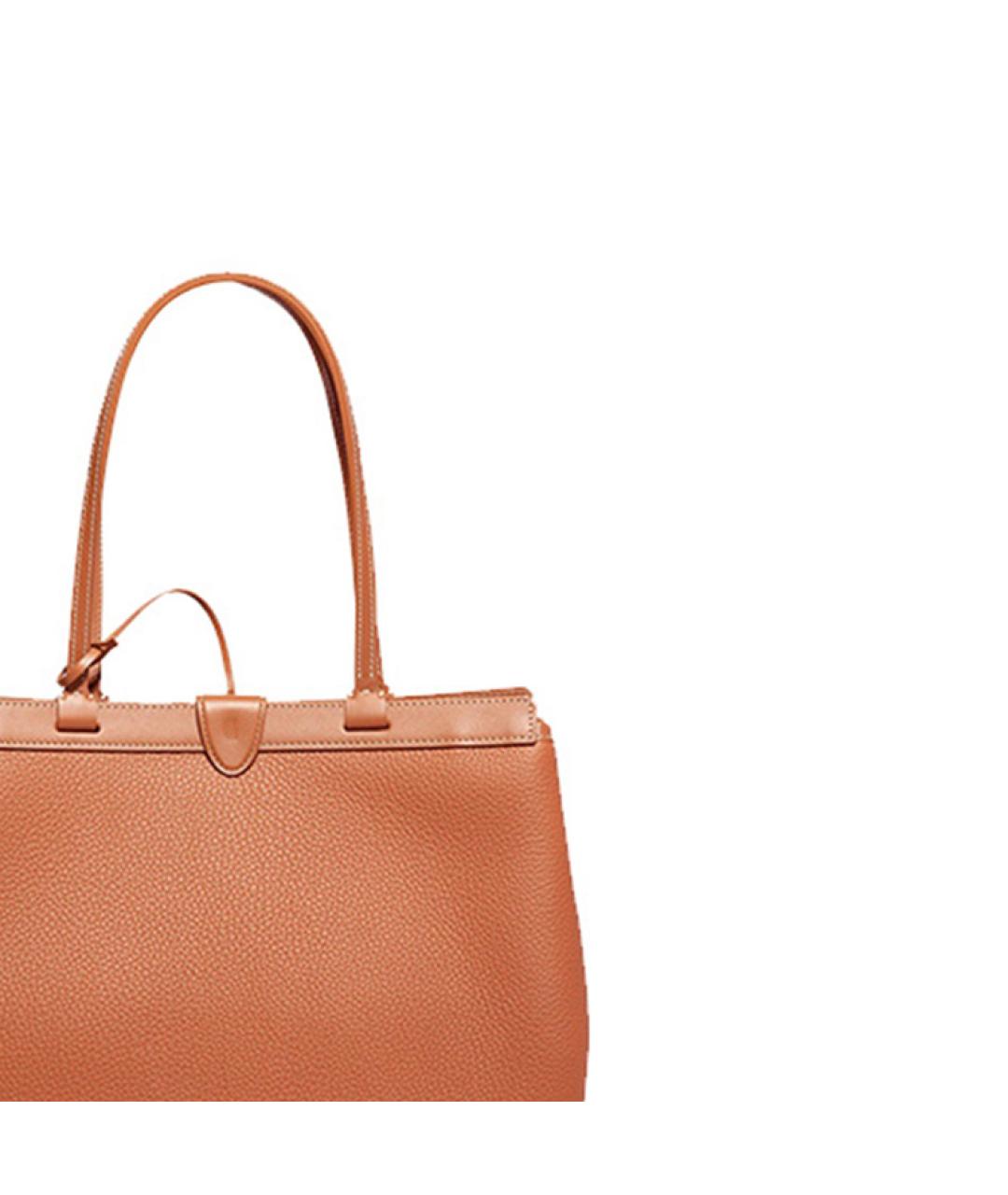 GOYARD Коричневая кожаная сумка тоут, фото 5