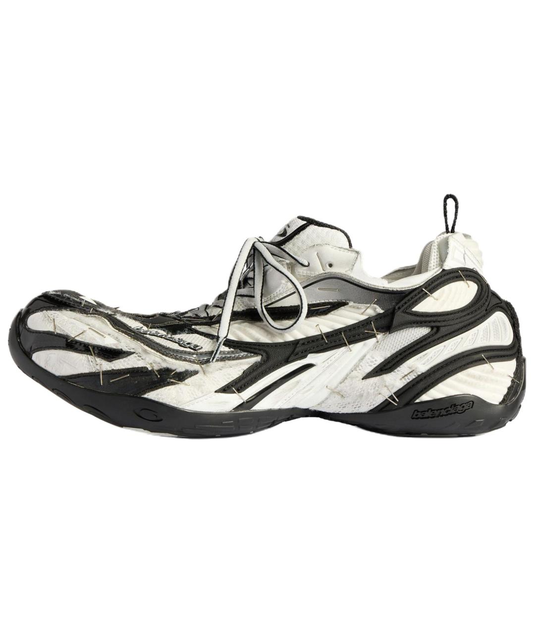 BALENCIAGA Белые низкие кроссовки / кеды, фото 2