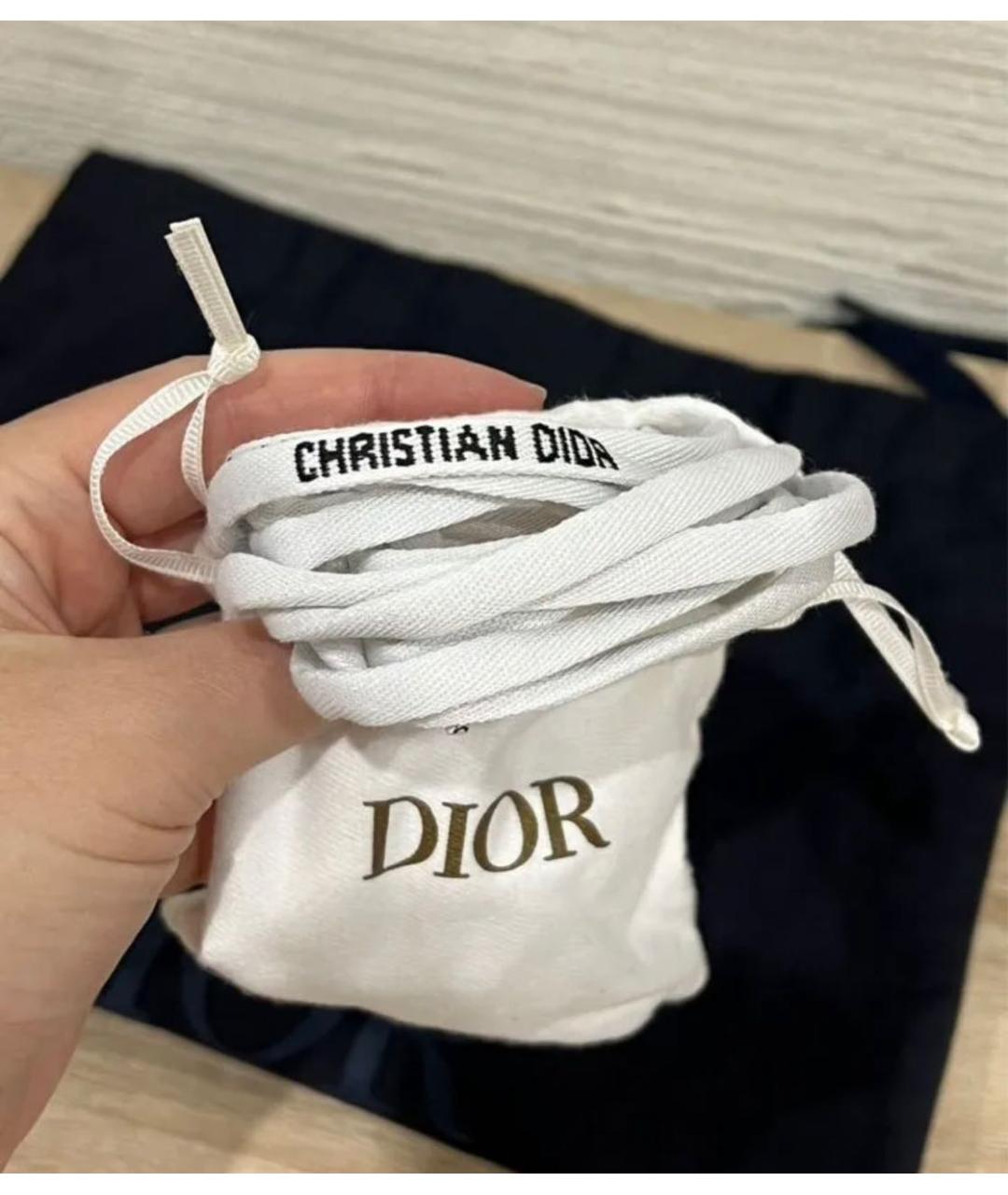 CHRISTIAN DIOR Синие текстильные кеды, фото 8