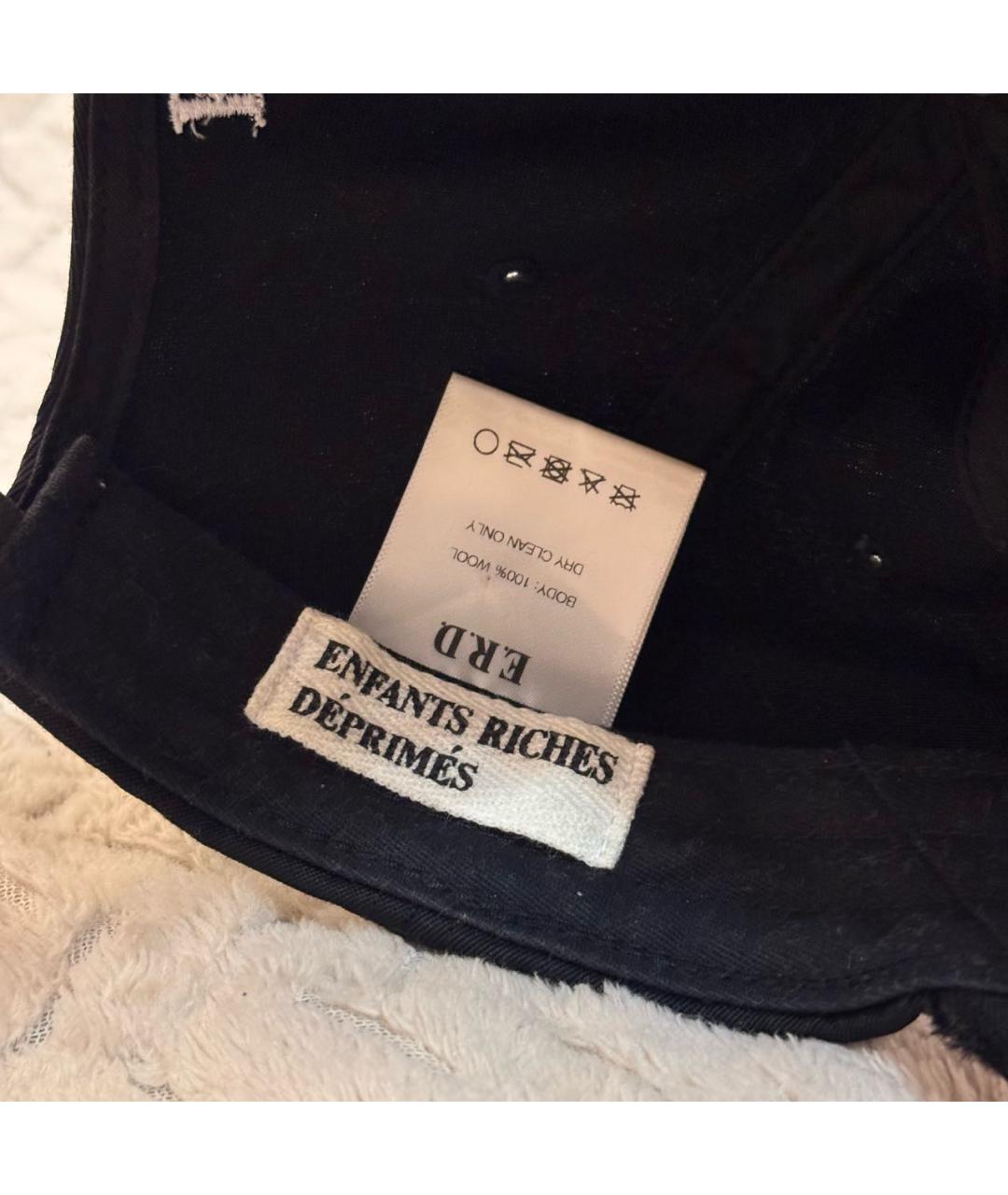 Enfants Riches Déprimés Черная шерстяная кепка/бейсболка, фото 6
