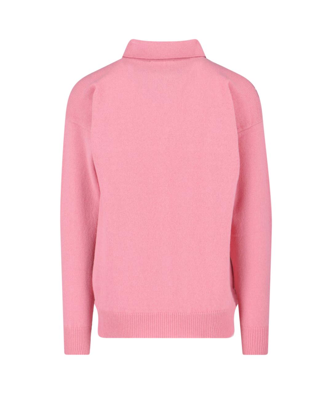 J.W.ANDERSON Розовый шерстяной джемпер / свитер, фото 2