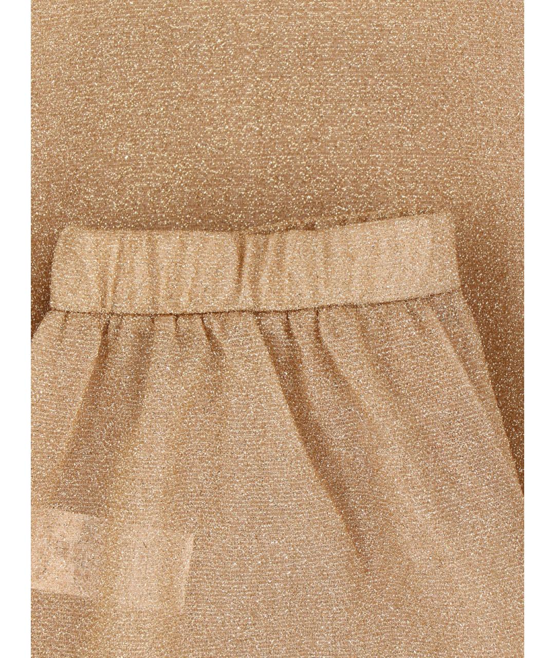 OSEREE Золотые полиамидовые прямые брюки, фото 4